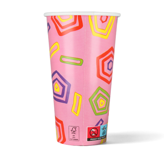 Milchshake Becher Love, Relax, Drink 650cc/22oz - ab 500 Stück