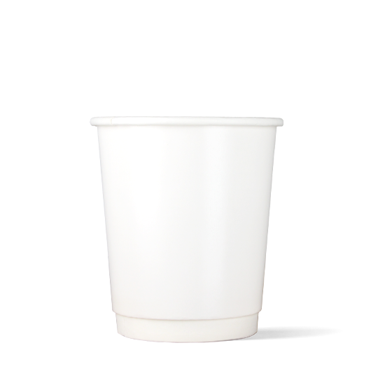 Latte-Becher - Doppelwandig - Weiss - 360cc/12oz - ab 500 Stück