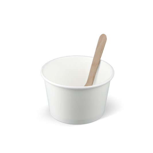 Eisbecher Weiß 120cc/4oz - ab 1.000 Stück