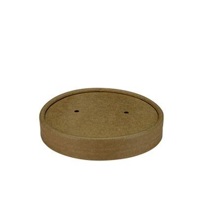 Soepdeksels karton 16oz (98mm) - KRAFT PLA CupToGo - 500 stuks per doos - Goedkopekoffiebekers.nl (6978961440927)