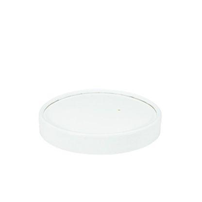 Soepdeksels karton - 26oz (118mm) - Wit PE CupToGo - 500 stuks per doos (7161379029151)