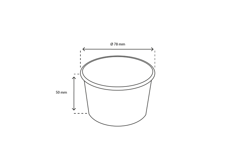 Eisbecher FSC® Weiß 120cc/4oz - ab 1.000 Stück