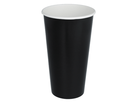 Milchshake-Becher FSC® schwarz - 650cc/22oz - ab 500 Stück