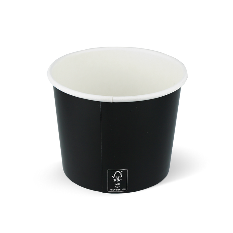 Eisbecher FSC® Schwarz 300cc/10oz - ab 1.000 Stück