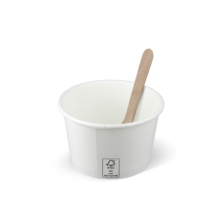 Eisbecher FSC® Weiß 120cc/4oz - ab 1.000 Stück