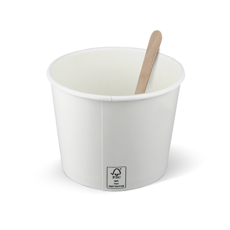 Eisbecher FSC® Weiß 300cc/10oz - ab 1.000 Stück