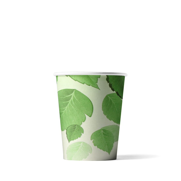 Kaffeebecher - Green Line - biologisch abbaubar 180cc/7.5oz ab 2.500 Stück