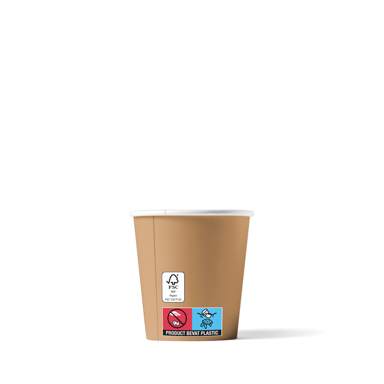 Espresso-Becher FSC® Kraft 120cc/4oz - ab 1.000 Stück