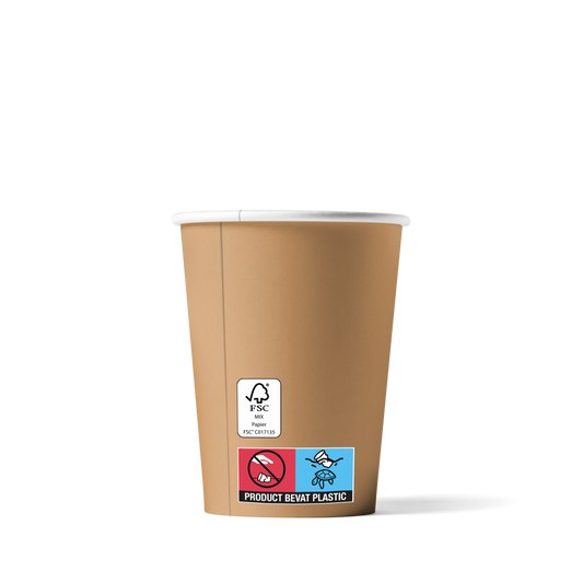 Cappuccino-Becher FSC® Kraft 230cc/8oz ab 1.000 Stück