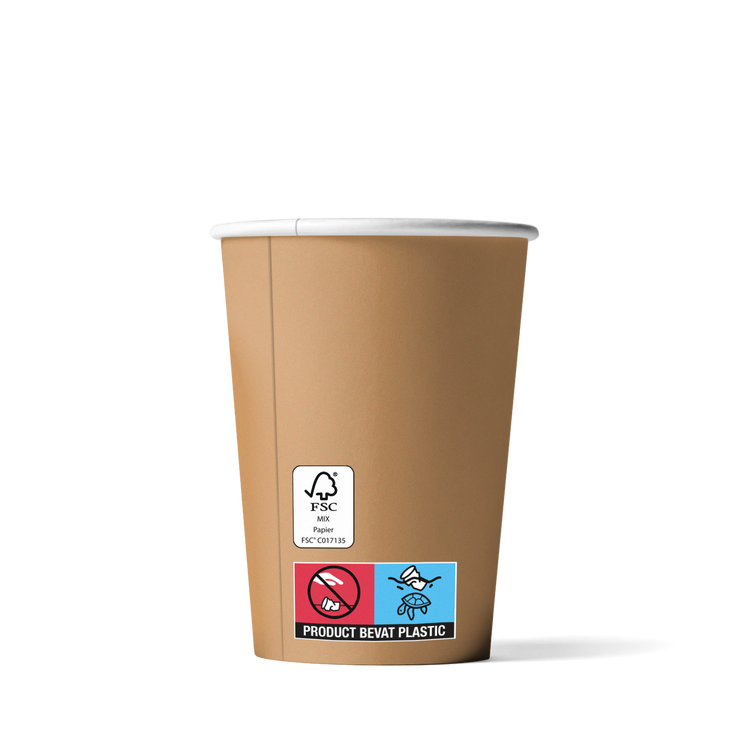 Latte-Becher FSC® Kraft 360cc/12oz - ab 1.000 Stück
