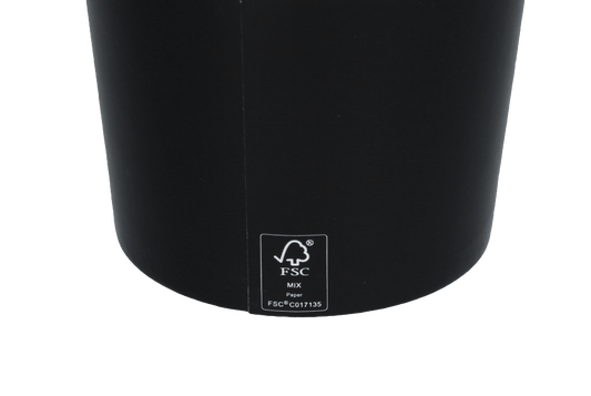 Milchshake-Becher FSC® schwarz - 450cc/16oz - ab 500 Stück