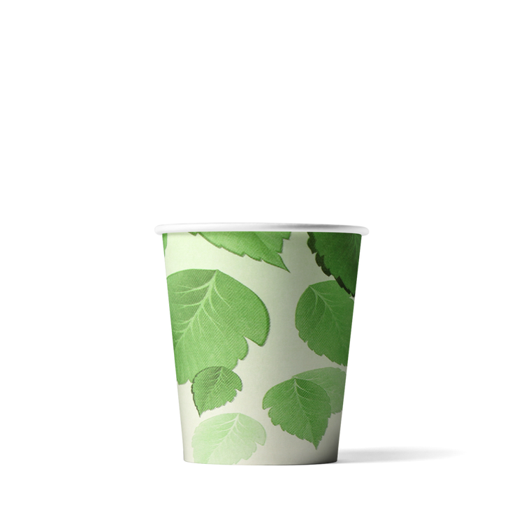 Kaffeebecher - Green Line - biologisch abbaubar 150cc/6oz ab 2.500 Stück