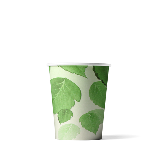 Kaffeebecher - Green Line - biologisch abbaubar 180cc/7.5oz ab 1.000 Stück