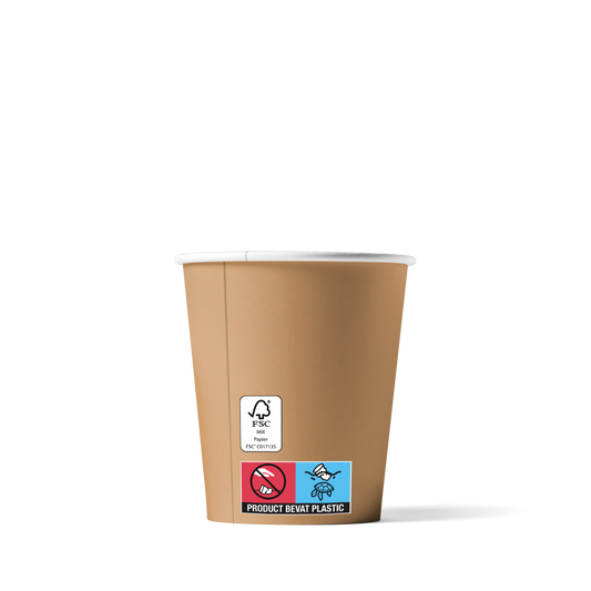 Kaffeebecher FSC® Kraft 150cc/6oz - ab 2.500 Stück