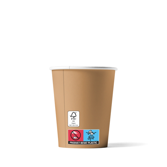 Kaffeebecher FSC® Kraft 180cc/7.5oz - ab 2.500 Stück